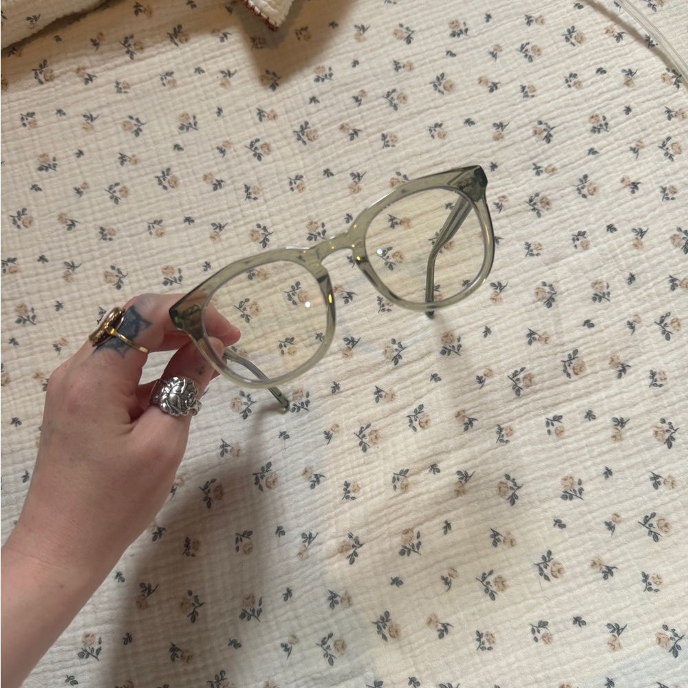 Sage Green Diff Blue Light Glasses